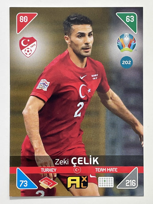 Zeki Celik Team Mates (Turkey) Football Card &#8211; Euro 2020 Adrenalyn XL