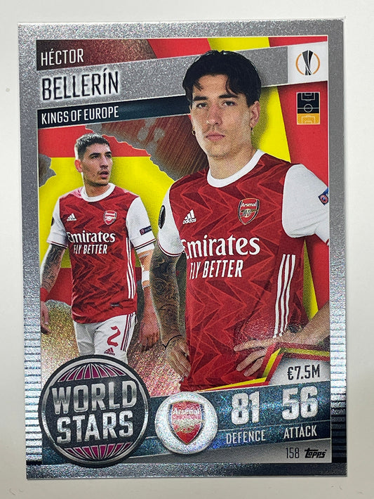 158. Hector Bellerin (Arsenal) Football Card &#8211; Match Attax 101 2021 Card