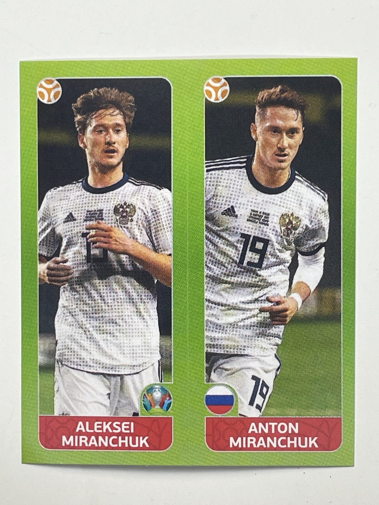 207a:b. Aleksei Miranchuk &#038; Anton Miranchuk (Russia) &#8211; Euro 2020 Stickers