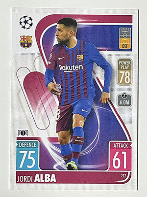 212.-Jordi-Alba-FC-Barcelona-Match-Attax-2021-22-Topps-Football-Card