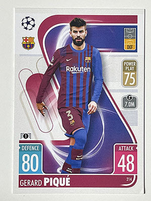 214.-Gerard-Pique-FC-Barcelona-Match-Attax-2021-22-Topps-Football-Card