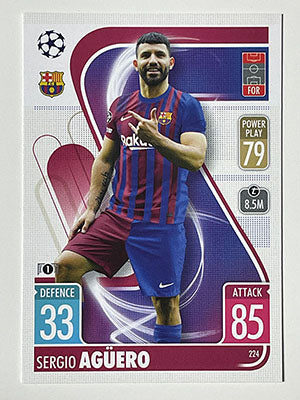 224.-Sergio-Aguero-FC-Barcelona-Match-Attax-2021-22-Topps-Football-Card