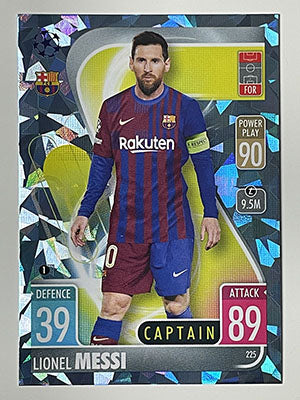 225.-Lionel-Messi-Crystal-Foil-Parallel-FC-Barcelona-Match-Attax-2021-22-Topps-Football-Card