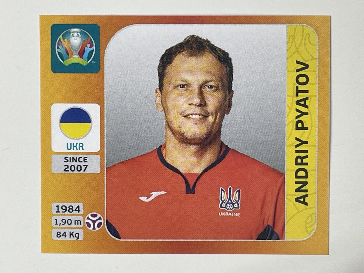 323. Andriy Pyatov (Ukraine) &#8211; Euro 2020 Stickers