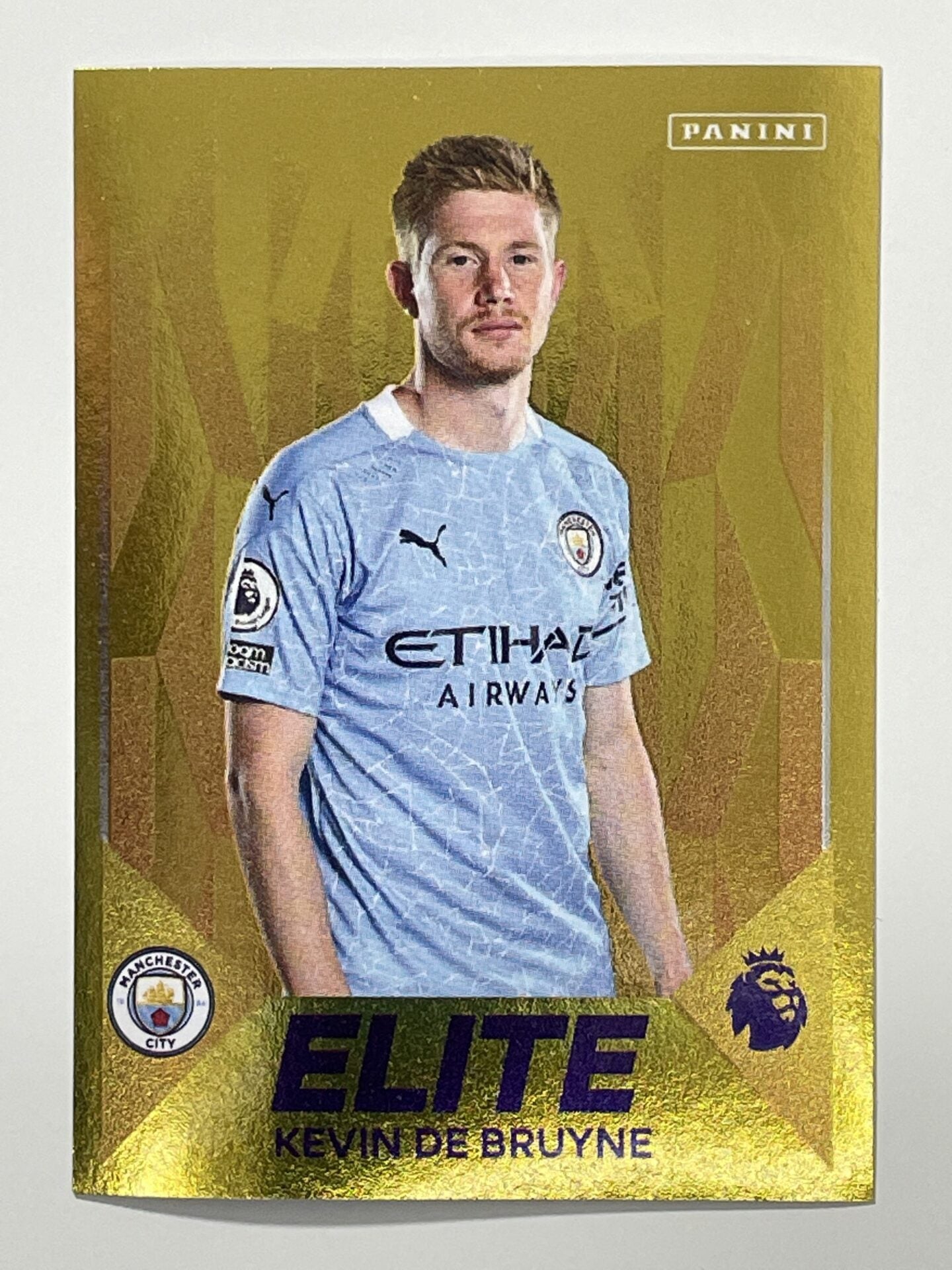 324 Kevin De Bruyne Elite Sticker Manchester City Premier League 2021 Football Sticker