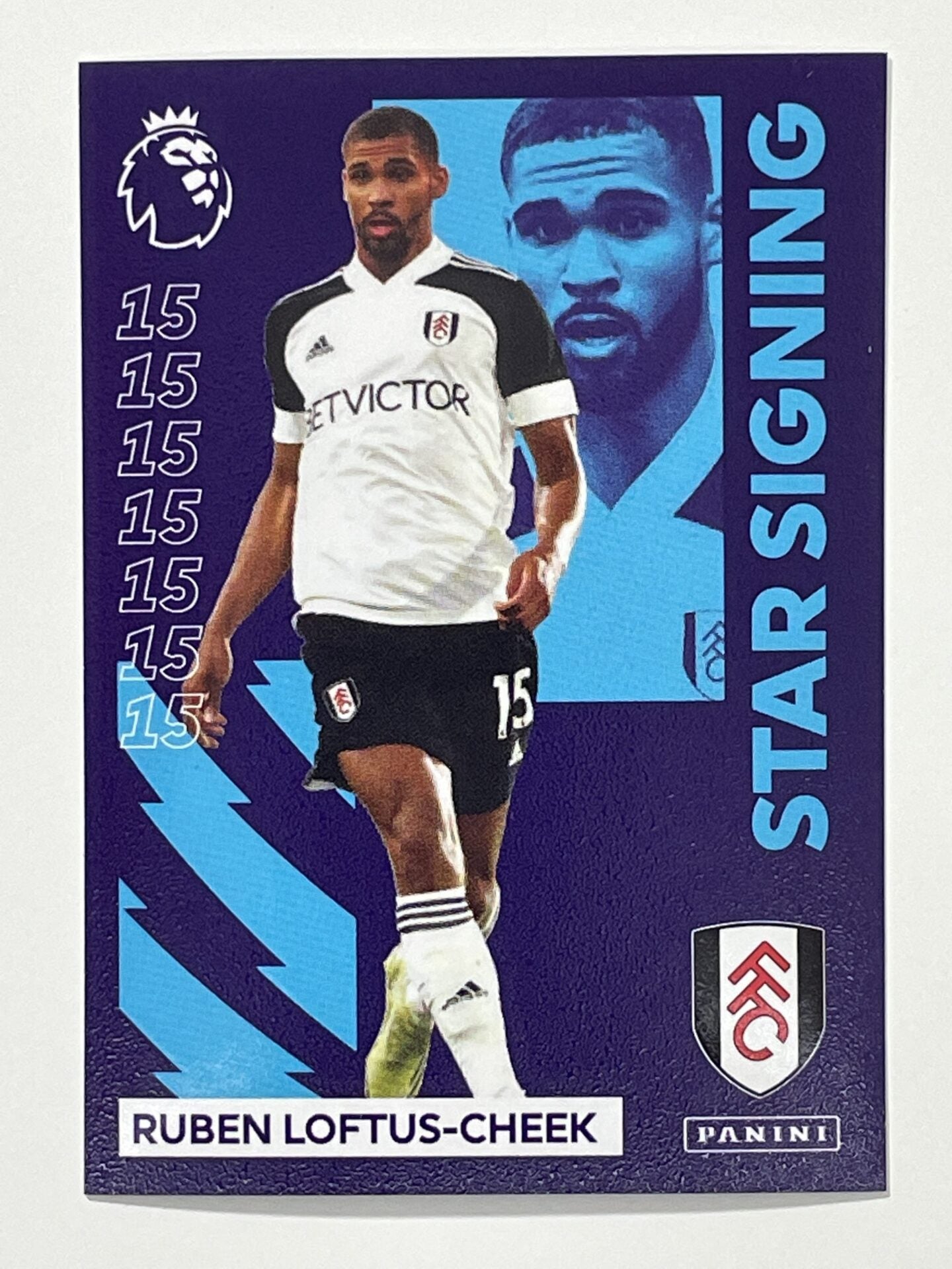 340 Ruben Loftus-Cheek Star Signing Sticker Fulham Premier League 2021 Football Sticker