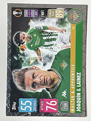 431.-Joaquin-Diego-Lainez-Master-Apprentice-Match-Attax-2021-22-Topps-Football-Card