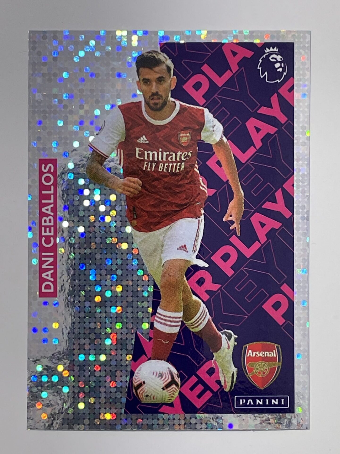 47 Dani Ceballos Key Player Sticker Arsenal Premier League 2021 Football Sticker