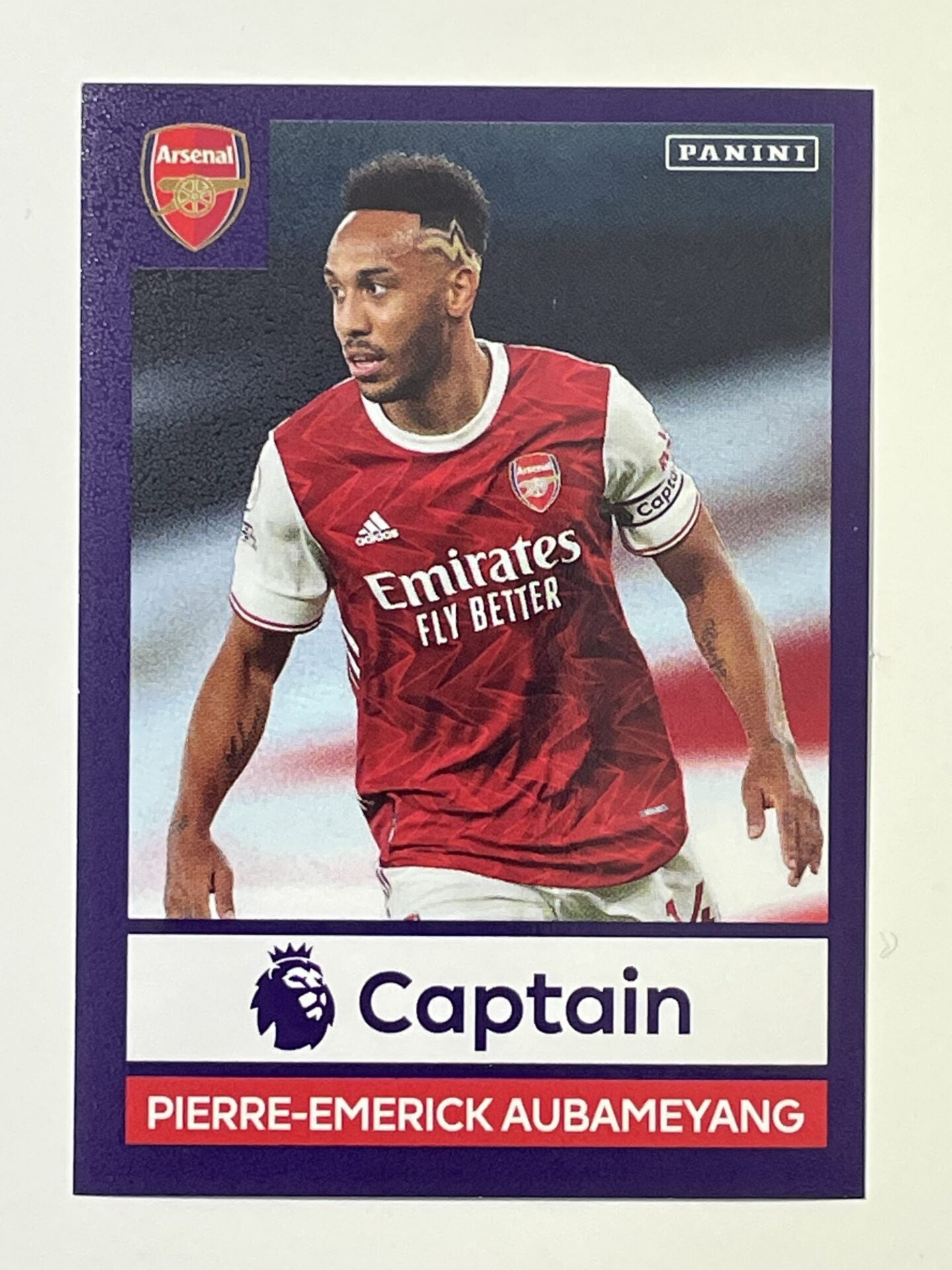 51 Pierre-Emerick Aubameyang Captain Sticker Arsenal Premier League 2021 Football Sticker