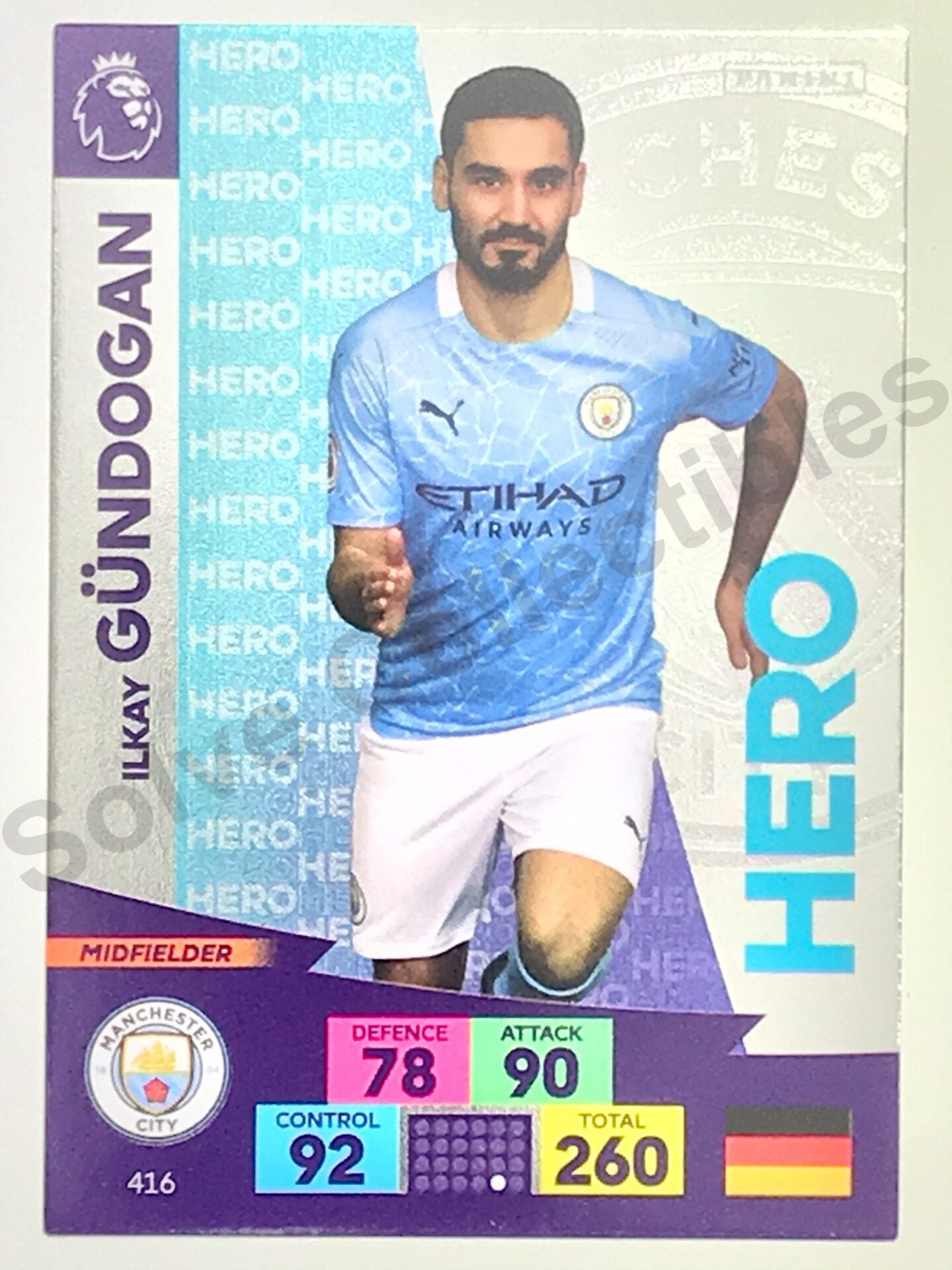 Ilkay Gundogan (Manchester City) &#8211; Hero &#8211; Premier League Adrenalyn XL 2020:21