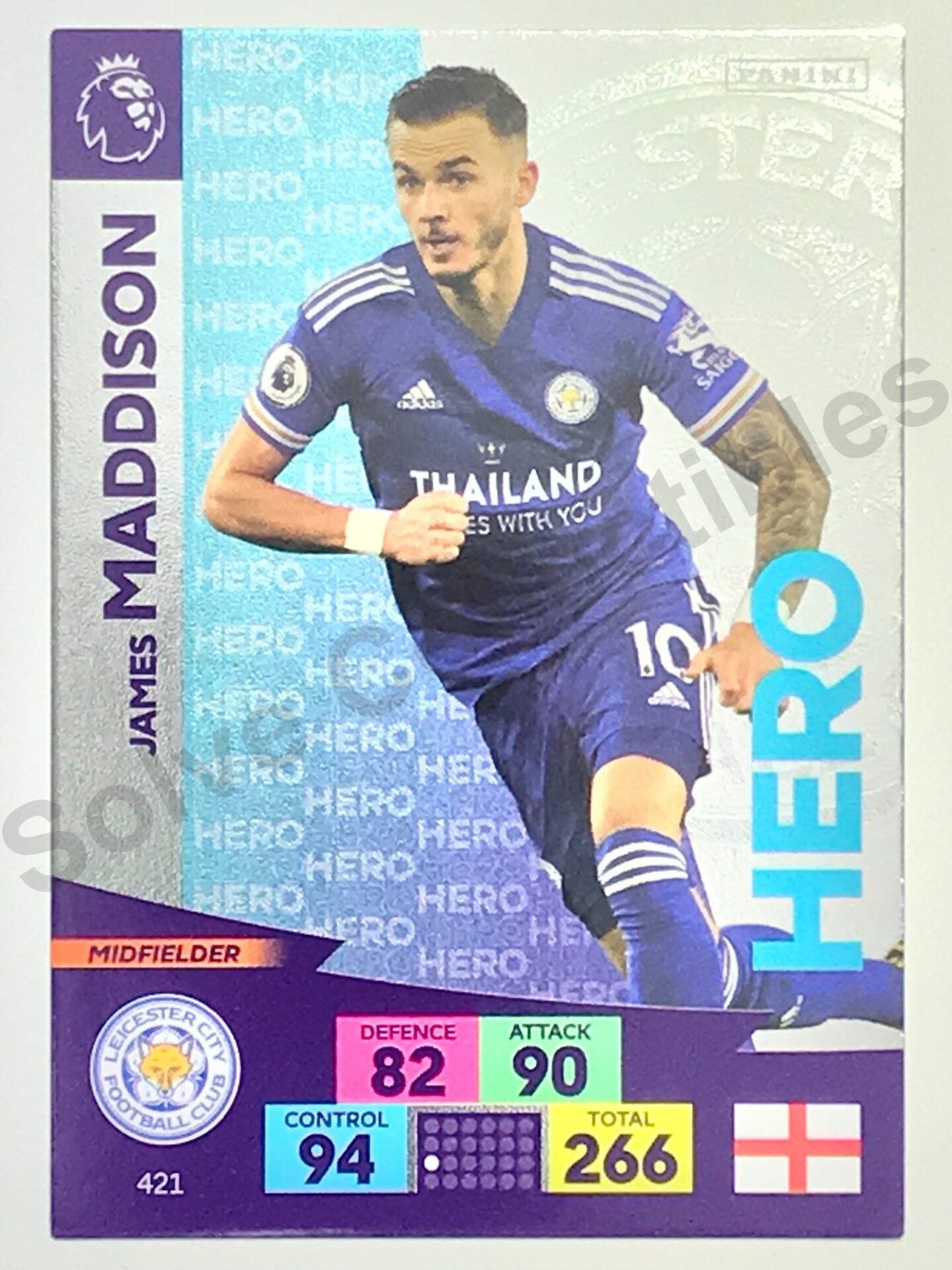 James Maddison (Leicester City) Hero Football Card &#8211; Premier League Adrenalyn XL 2020:21