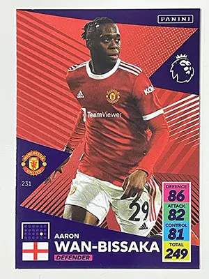 231 Aaron Wan-Bissaka (Manchester United) Premier League Adrenalyn XL  2021/22 - Solve Collectibles