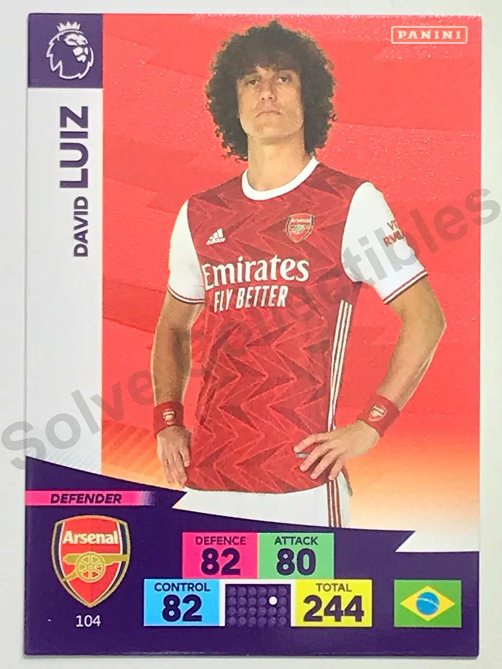 Arsenal Soccerstarz David Luiz Home Kit 