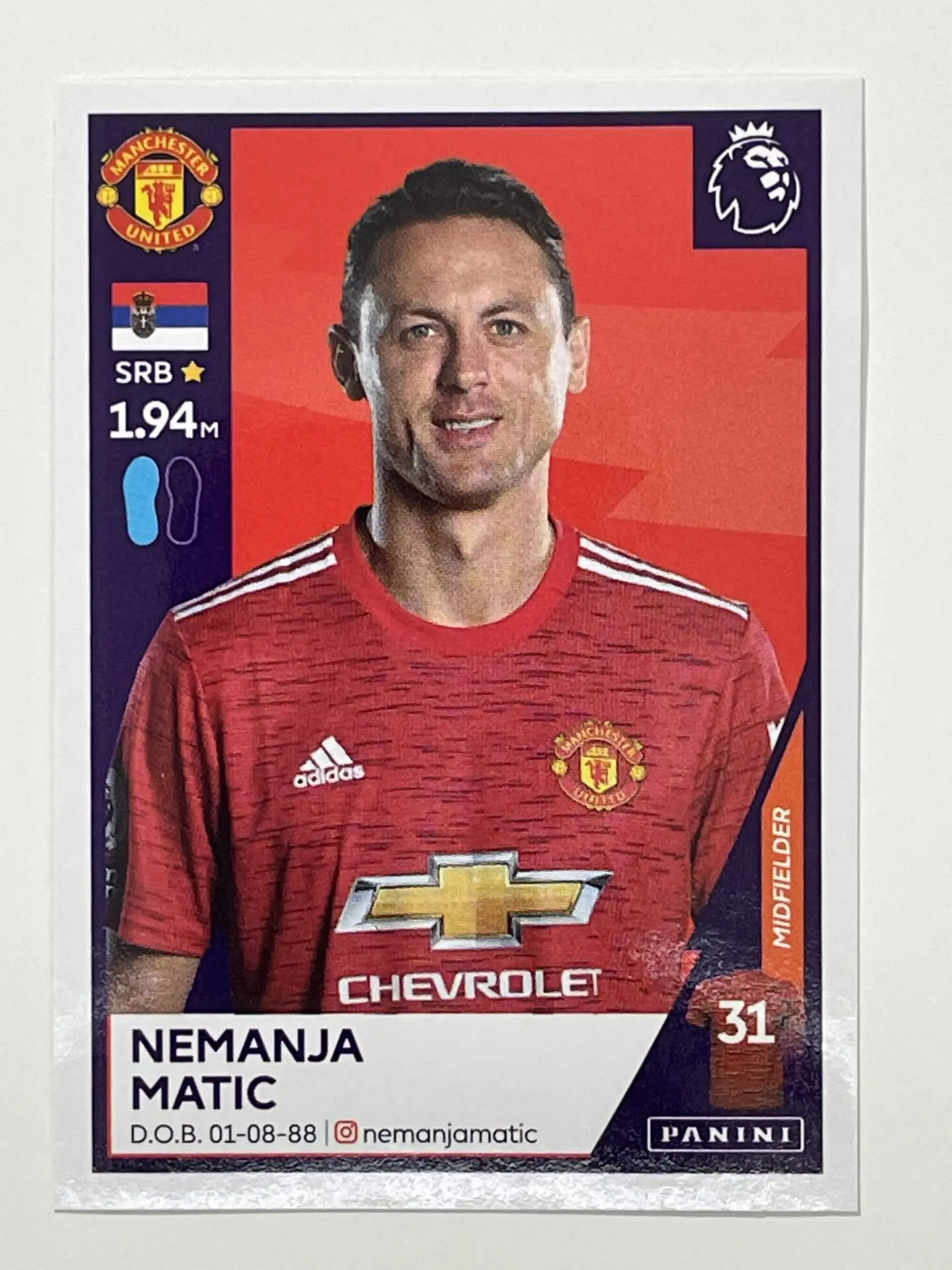 Soccerstarz - Man Utd Nemanja Matic - Home