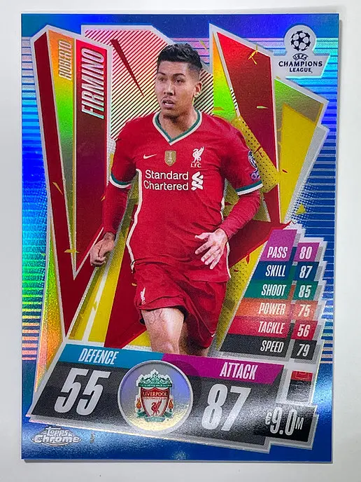 Topps UEFA Champions League Roberto Firmino Box 'O Jogo Bonito'  Lot of 2!