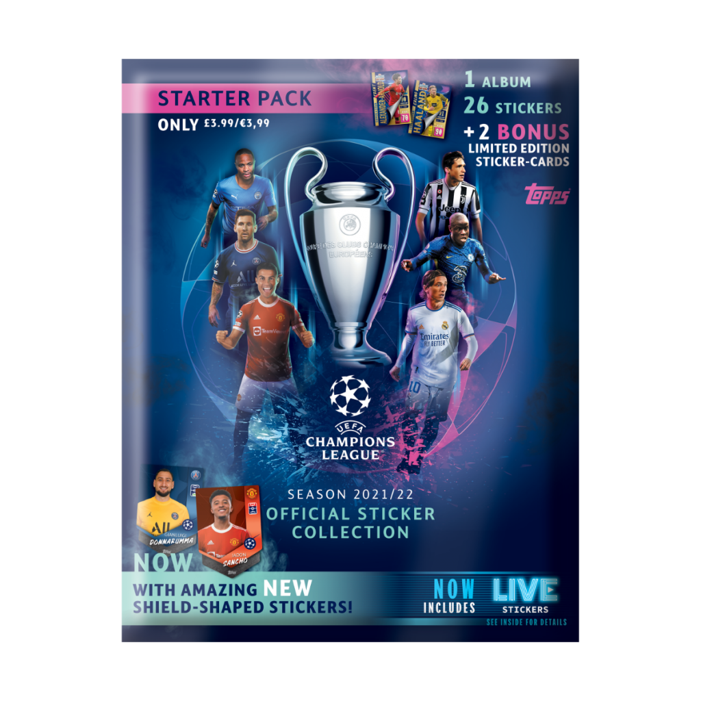 Album Pack Topps Champions League 2021/22 Stickers