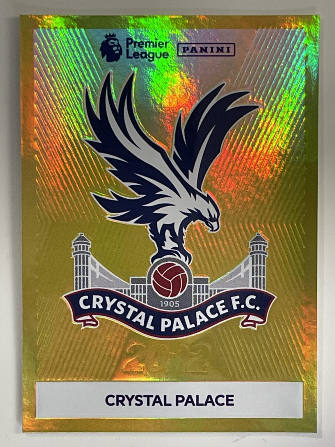 197 Crystal Palace Badge Panini Premier League 2022 Sticker - Solve ...