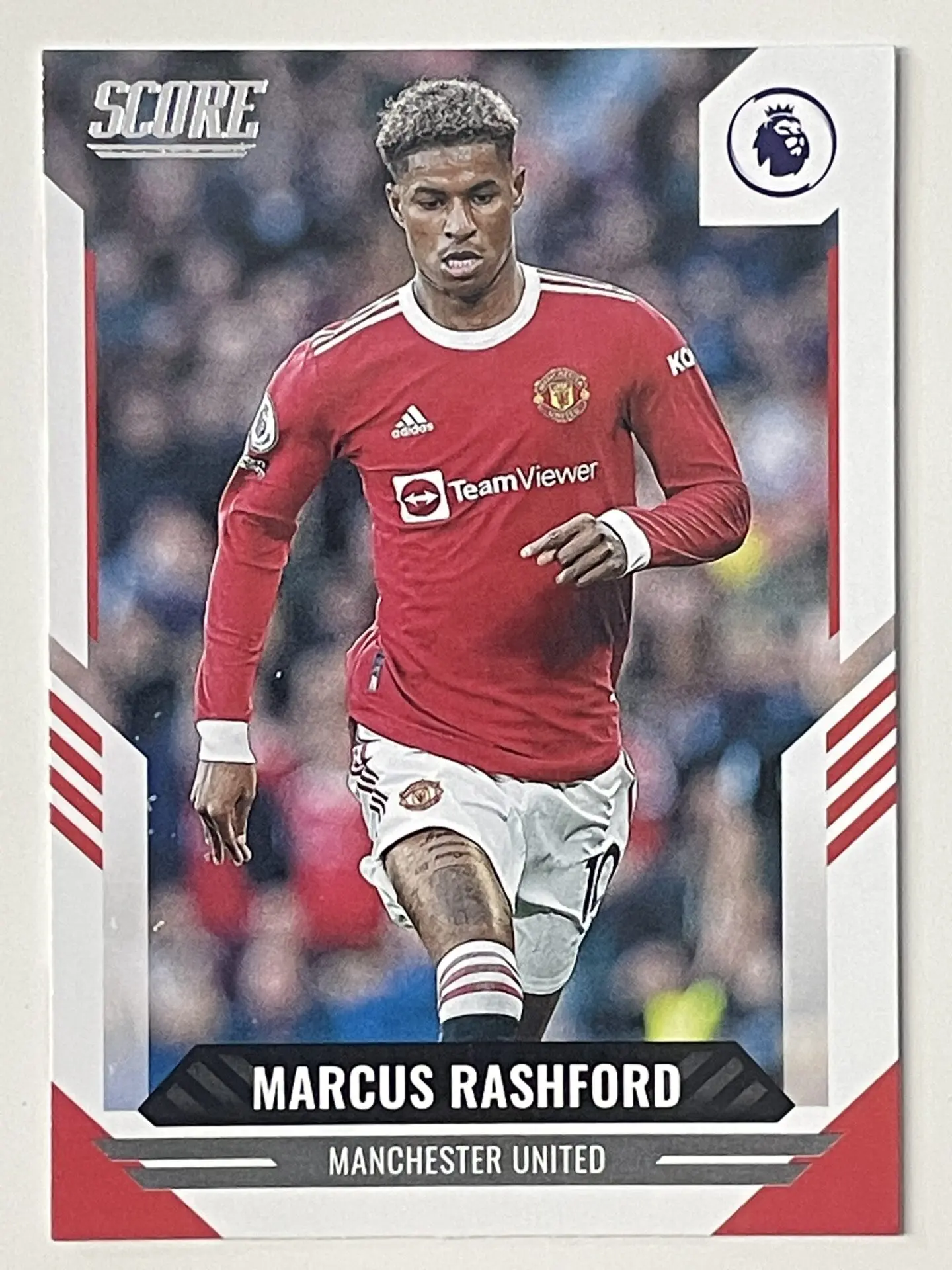 Base 069 Marcus Rashford Manchester United Panini Premier League Score  2021/22