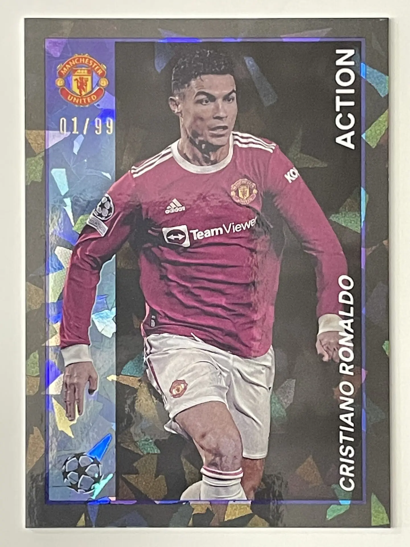 Cristiano Ronaldo - Manchester United 2021-22 Topps 30 Seasons - Sensa –