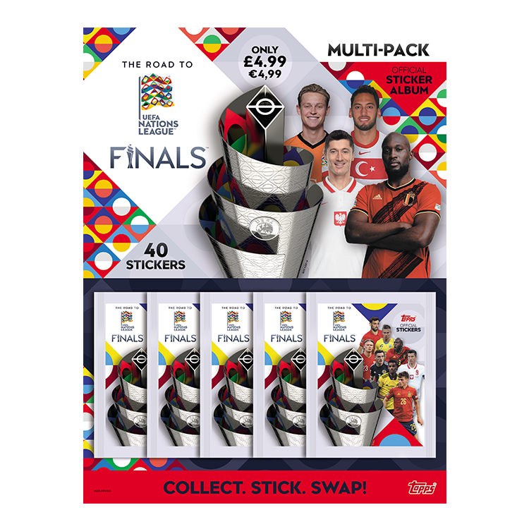 Topps Road to UEFA Nations League Finals Sticker Collection 2022 - Starter  Pack : : Home & Kitchen