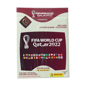  Panini Official FIFA World Cup Qatar 2022 Four Sticker Boxes  (1000 Stickers Total), Black : Toys & Games