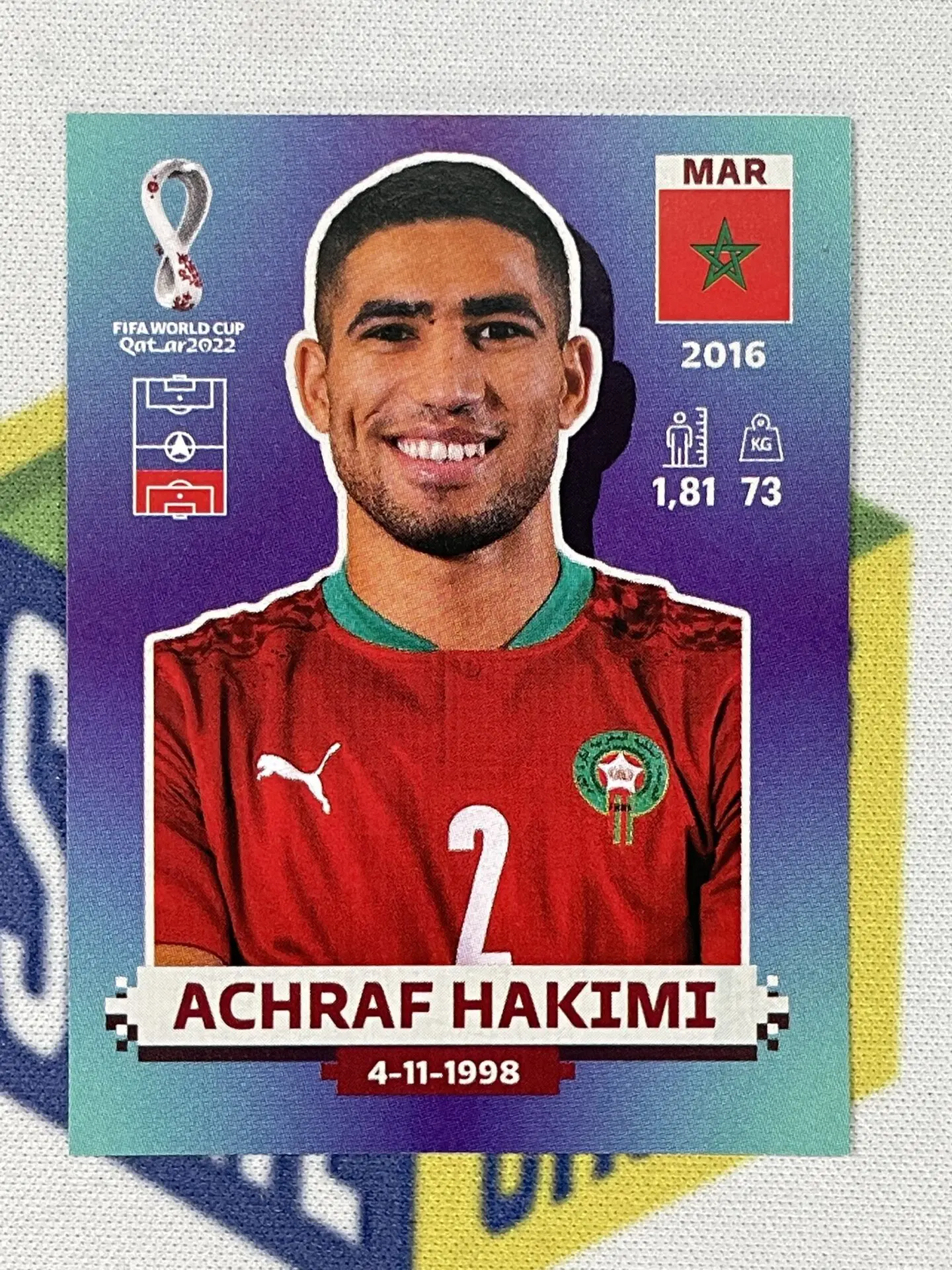 Achraf Hakimi Football Morocco World Cup 2022 Graphic T-Shirt - Ink In  Action