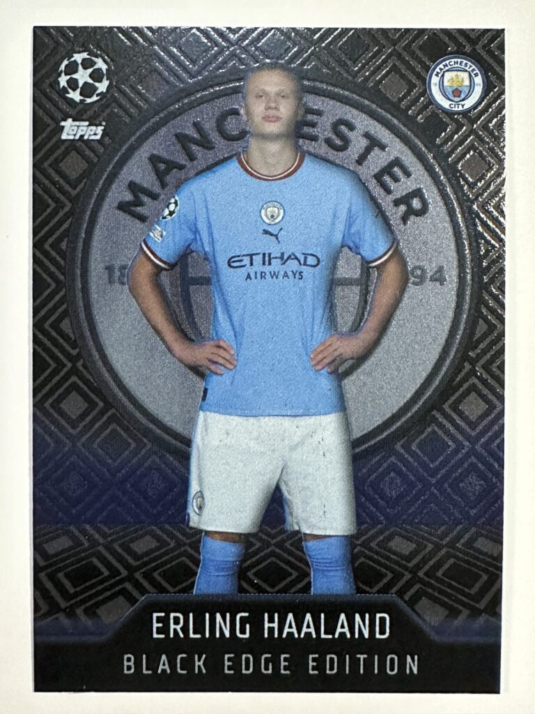 461 Erling Haaland Black Edge Edition (Manchester City) Topps Match