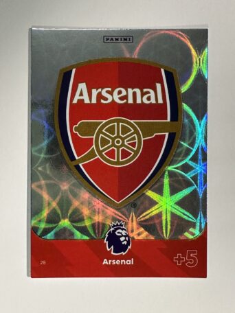 028 Club Crest Arsenal Base Panini Premier League Adrenalyn XL 2024   028 Badge Arsenal Base Panini Premier League Adrenalyn XL 2024 Card 342x456 